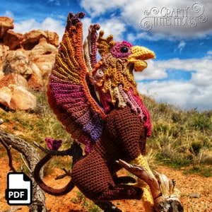 Griffin Crochet Amigurumi Pattern DIGITAL PDF by Crafty Intentions image 3