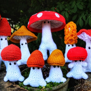 Mushroom Sprite Crochet Amigurumi Pattern DIGITAL PDF by Crafty Intentions image 7