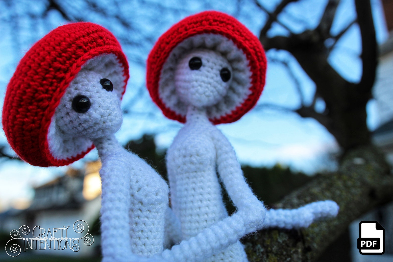 Spring Pixies: Daisy Leaf Cloak & Button Mushroom Cap Crochet - Etsy ...