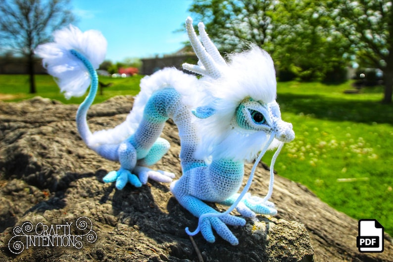 Eastern Dragon Crochet Amigurumi Pattern DIGITAL PDF by Crafty Intentions image 4