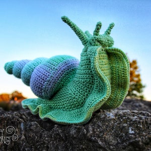 Giant Snail Amigurumi Crochet Pattern by Crafty Intentions DIGITAL PDF image 3