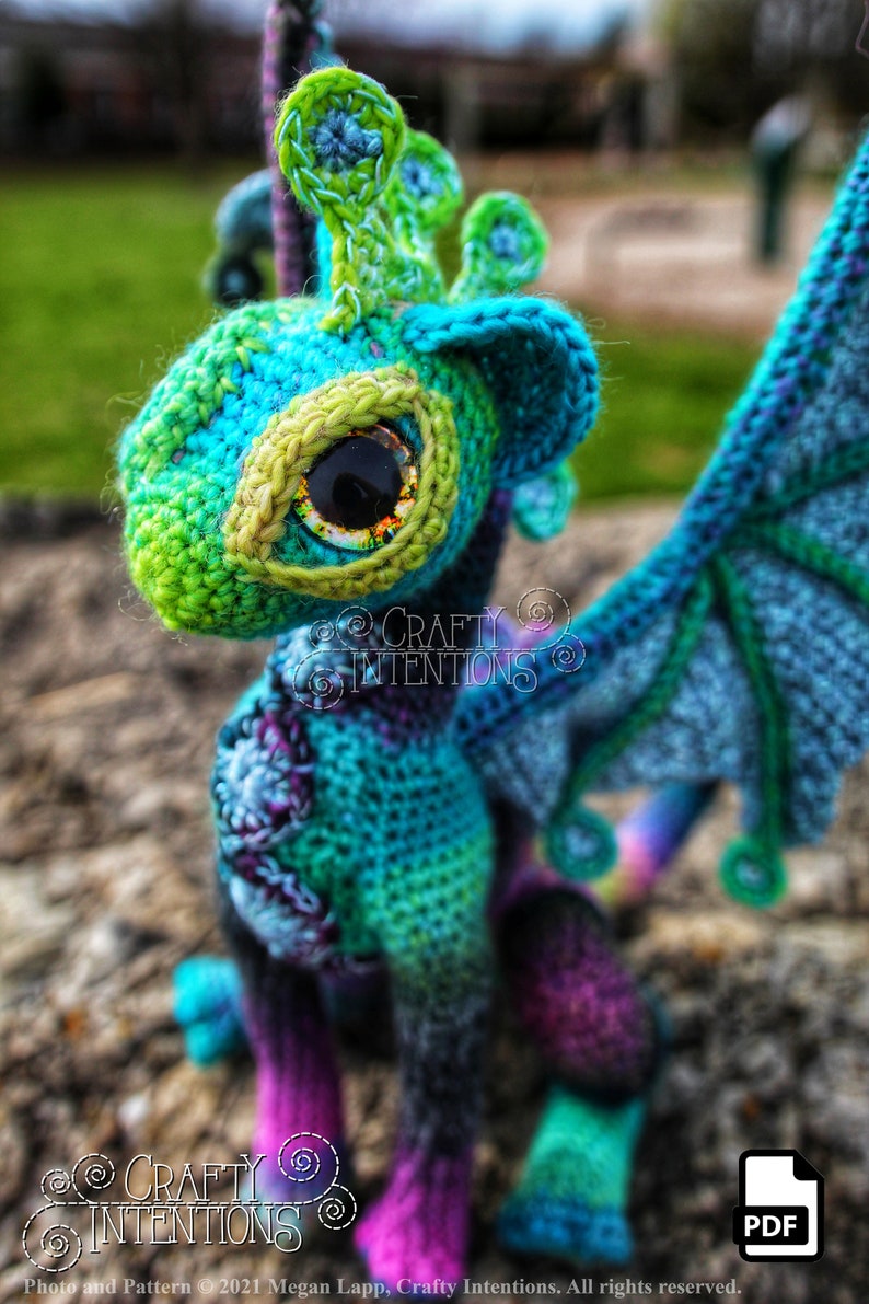 Fairy Cat Dragon Pattern by Crafty Intentions DIGITAL PDF Downloadable image 3