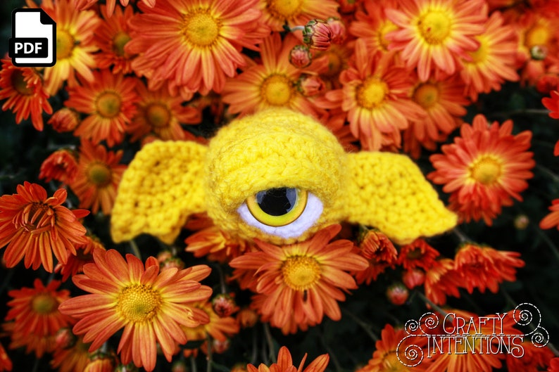 Eyeball Monster Amigurumi Crochet Pattern DIGITAL PDF image 7