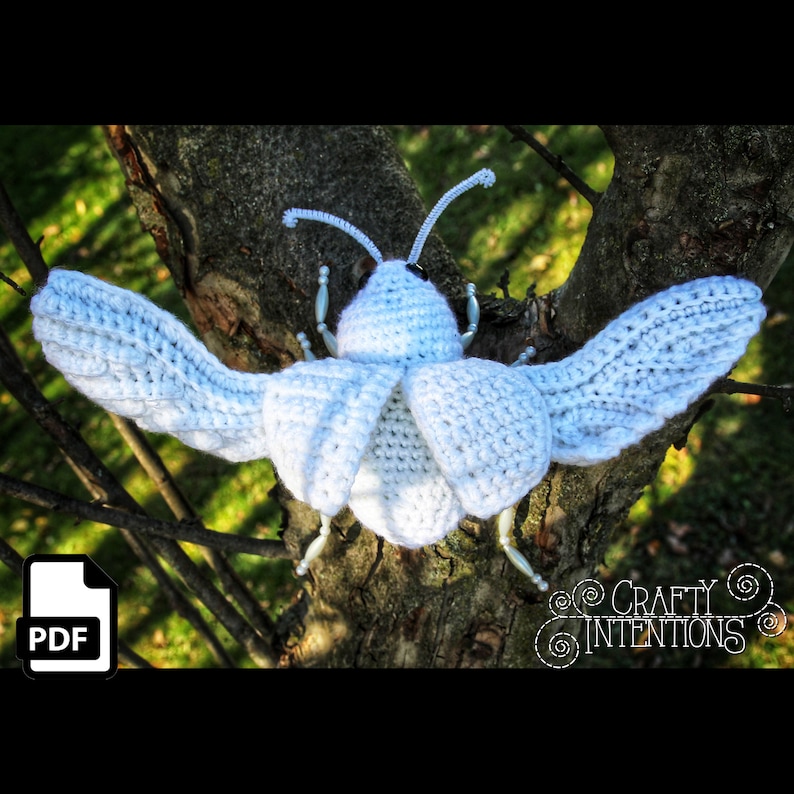 Five Beetles Crochet Amigurumi Pattern DIGITAL PDF by Crafty Intentions image 1