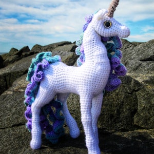 Standing Unicorn Amigurumi Digital PDF Crochet Pattern by Crafty Intentions image 9