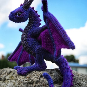 Medium Wyvern Crochet Pattern by Crafty Intentions Downloadable DIGITAL PDF image 8