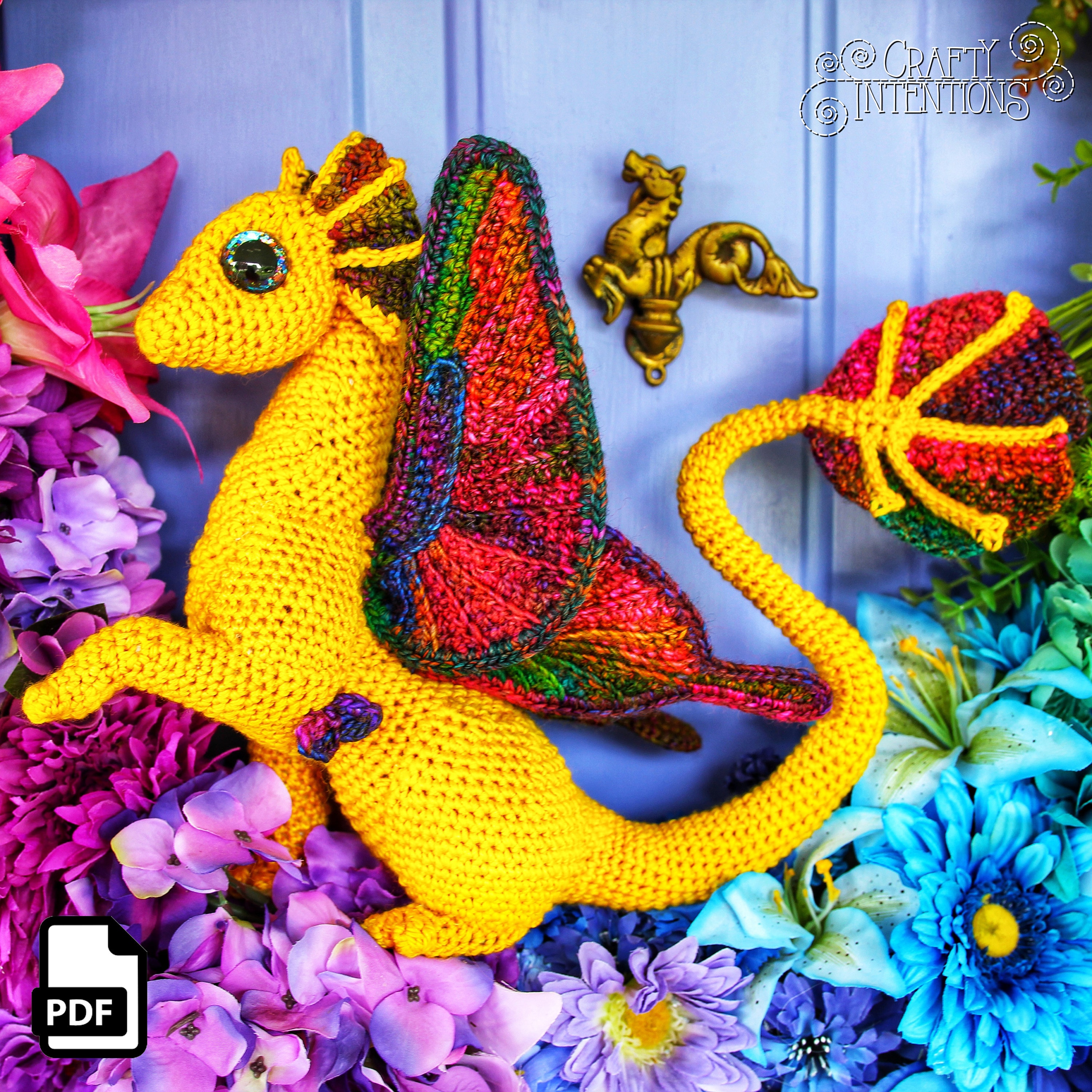 AddOn Adult Dragon Crochet Pattern Tail Ornamentation Etsy