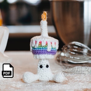 Sugarshroom Cakes Crochet Pattern by Crafty Intentions Downloadable DIGITAL PDF