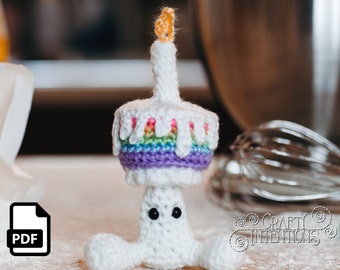 Sugarshroom Cakes Crochet Pattern by Crafty Intentions Downloadable DIGITAL PDF