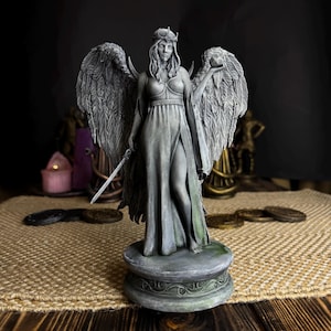 Radiant Goddess of Light and Energy | Mythical Figurine | Celestial Shrine Decor | Divine Altar Statue | Handmade Gift for Collectors