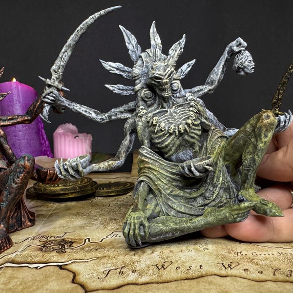 Sithis Statue: Dark Brotherhood Void God Figurine - Skyrim Decor