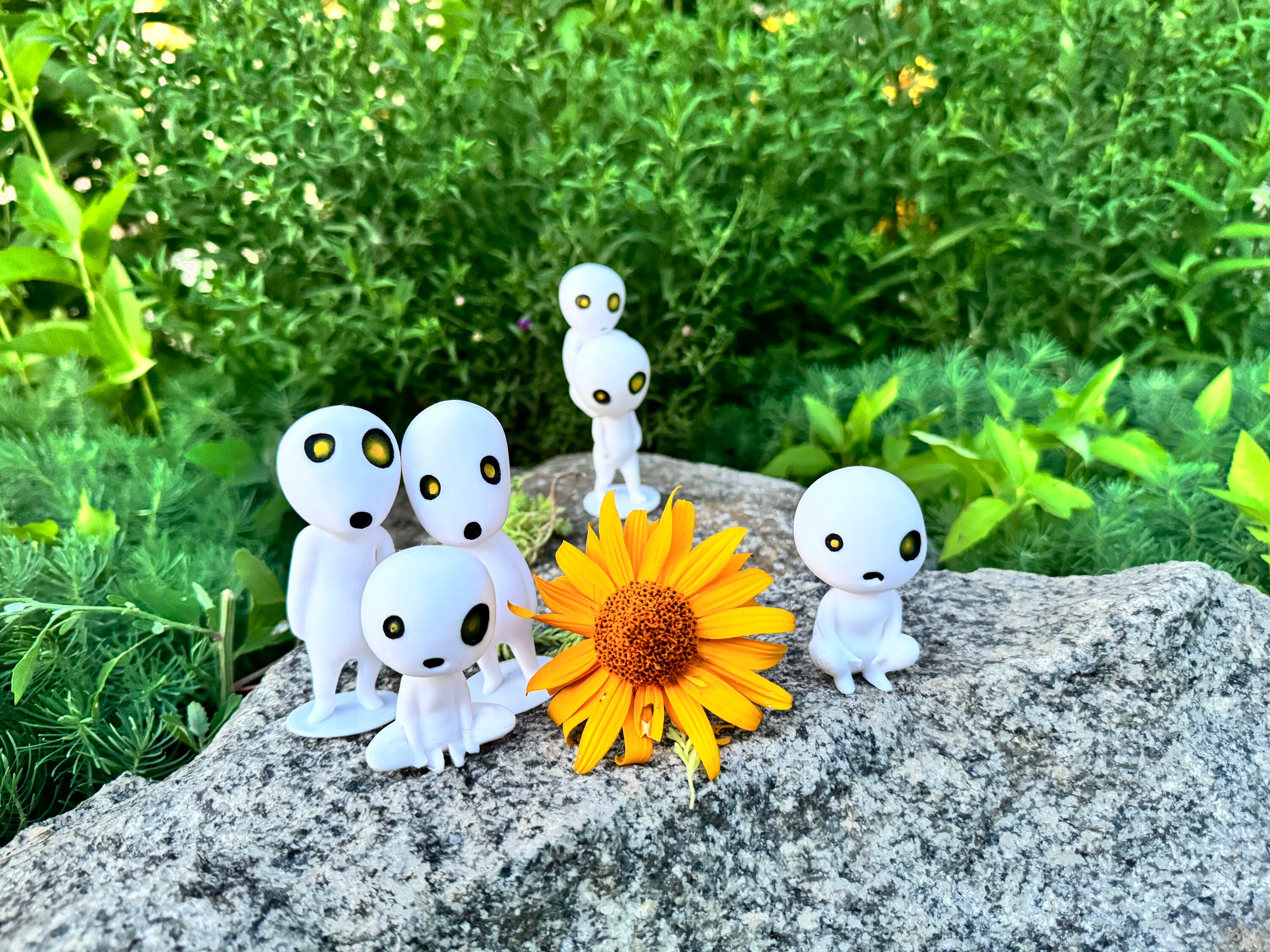 Kodama From Princess Mononoke, Tree Spirits. Set of Kodama. - Etsy