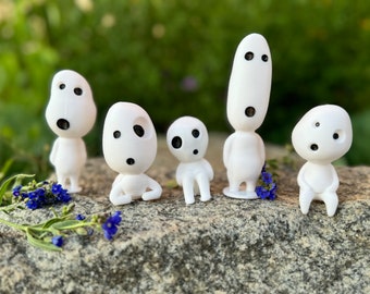 こだまフィギュアセット：もののけ姫の樹精霊装飾 - Etsy 日本