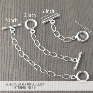Magnetic Clasp Converter in Sterling Silver, Strong Magnet Necklace Clasp  925 Sterling Silver 