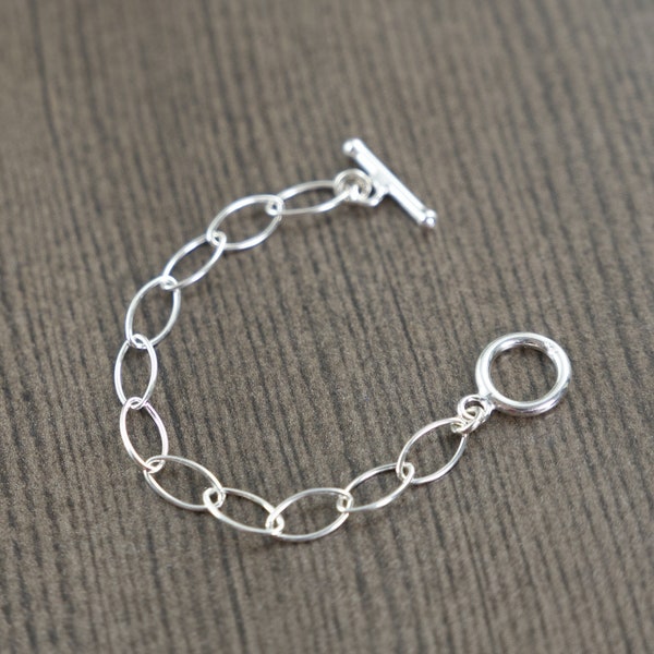 sterling silver toggle clasp extender - SMALL, Mothers day gifts for her, Ready to Ship