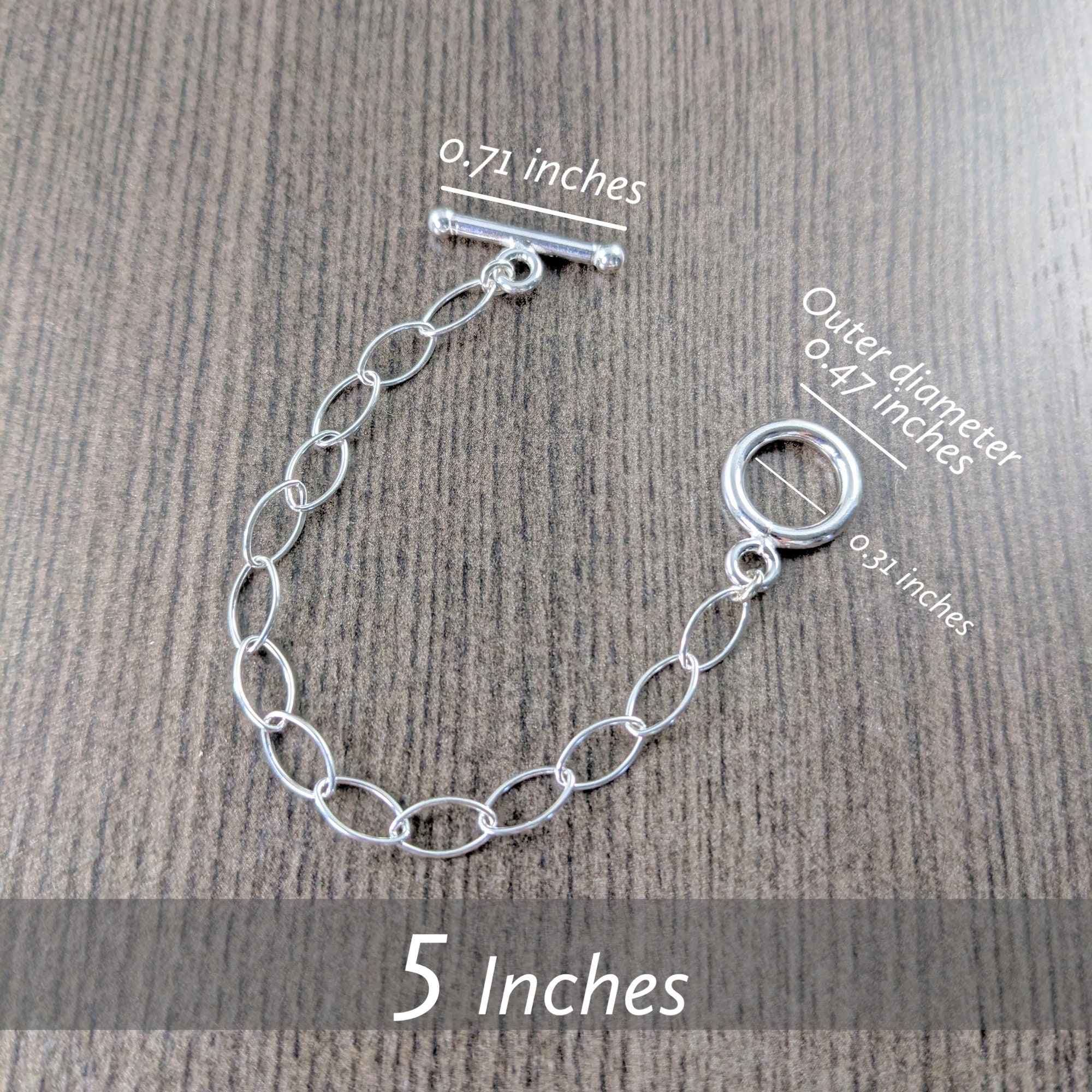  Solid 925 Sterling Silver Necklace Extenders Set, 3Pcs Silver  Extension Chain with Durable Sturdy Spring Clasp for Jewelry Making 2 4 6  Inch : Arts, Crafts & Sewing