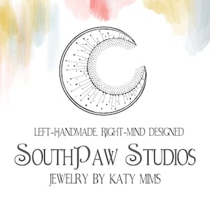 SouthPaw Studios jewelry, Handcrafted in Toledo, Ohio by artist Katy Mims