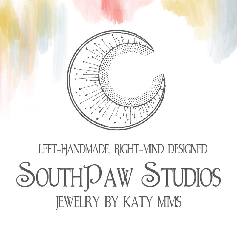 SouthPaw Studios jewelry, Handcrafted in Toledo, Ohio by artist Katy Mims