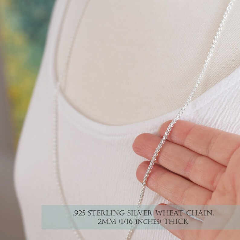 sterling silver chain necklace or 