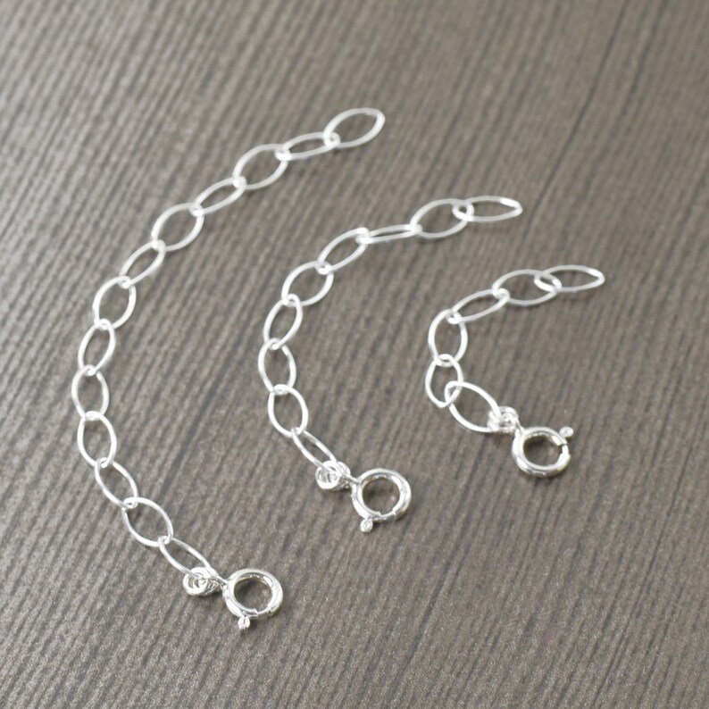 Sterling Silver Necklace or Bracelet Extender You Pick 2 Etsy