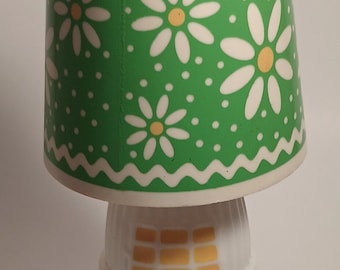 Vintage Avon Cologne Bottle Country Charm Lamp Bottle