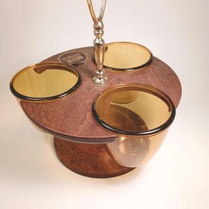 Vintage Westwood Condiment Caddy Party Platter Dressing Carousel Server MCM