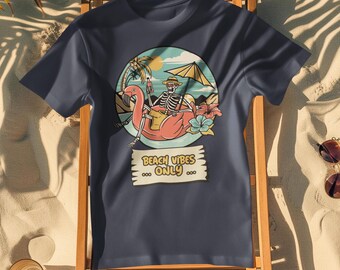 Beach Vibes Only Premium Unisex Crewneck T-shirt