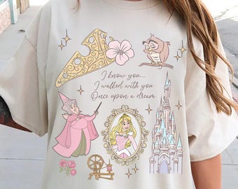 Doornroosje Aurora shirt, Once Upon a Dream, Princess Castle shirt, Aurora Princess shirt, Disney Princess Coquette, Disney Girl Trip Te