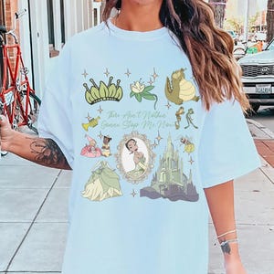 Vintage Tiana Princess Shirt, Tiana&#39;s Bayou Adventure Shirt, The Princess and the Frog Shirt, Birthday Girl WDW Disneyland Family Vacation