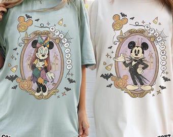Disney Halloween Couple Shirt, Mickey and Minnie Shirt, Jack and Sally Shirt, Spooky Season Shirt, Pumpkin King Shirt, Halloween Shirt