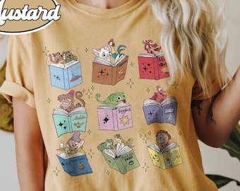 Camiseta del Club de Lectura de Disney, regalo para amantes de los libros, sudadera del Tour de Lectura de Disney, camiseta del Club de Lectura de Princesas Disney