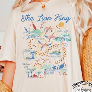 Retro Vintage Disney The Lion King Shirt, The Lion King Map Shirt, Hakuna Matata Shirt, Animal Kingdom Trip Shirt, Disney Simba Shirt