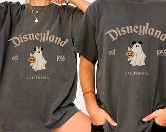 Disneyland Est 1955 Comfort Colors Shirt, Mickey Minnie Halloween Couple Shirts, Magical Land Halloween Shirt, Couple Shirts