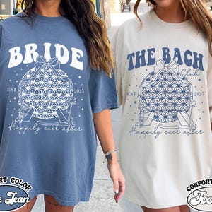 Personalized Epcot Coquette Bach Club Shirts, Disney Bride To Be Shirt, Bride Squad, Disney Bachelorette Girls Trip Shirt