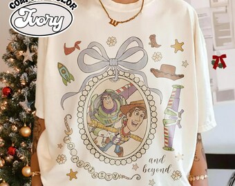 Vintage Toy Story Shirt, Buzz and Woody Disney Shirt, To Infinity and Beyond Tee, Pixar Friends Graphic T-Shirt, Disneyland Trip Shirt