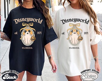Vintage Mickey Minnie Disneyworld Halloween Couple Shirt, Disneyworld Halloween Shirt, Disney Ghost Shirts, Halloween 2025 Shirt