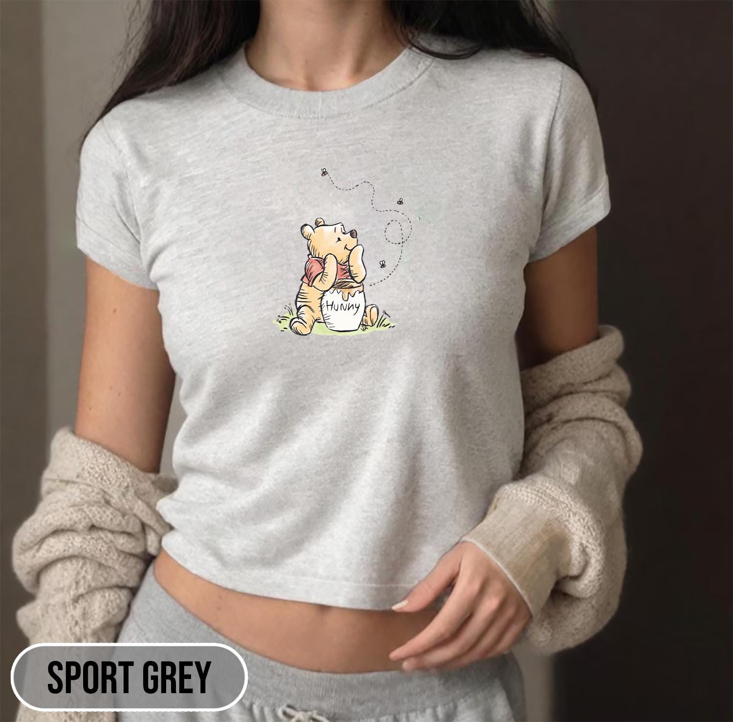 【人気投票 1~37位】ハイブランド人気ランキング！ Pooh Crop Top - Etsy ニット/セーター