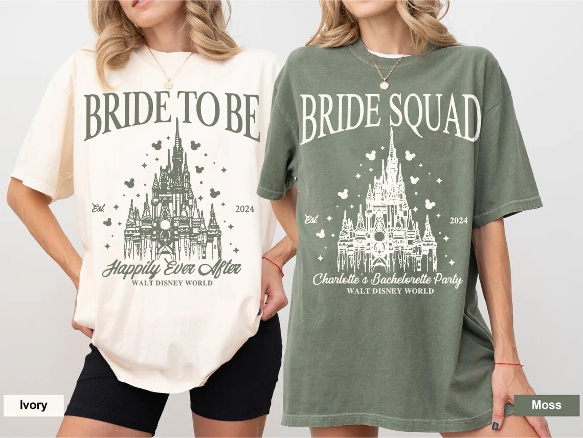 Custom Disney Bachelorette Party Shirt, Bride Squad Tee, Minnie Bride Shirt, Team Bride Shirt, Magic Kingdom Bride Crew, Disney Bride Shirt