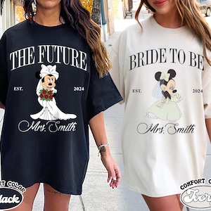 Minnie Future Bride Shirts, Disney Bachelorette Party, Minnie Bride Shirt, Disney Bride Shirt, Bridal Party Shirt, Newly Engaged Gift