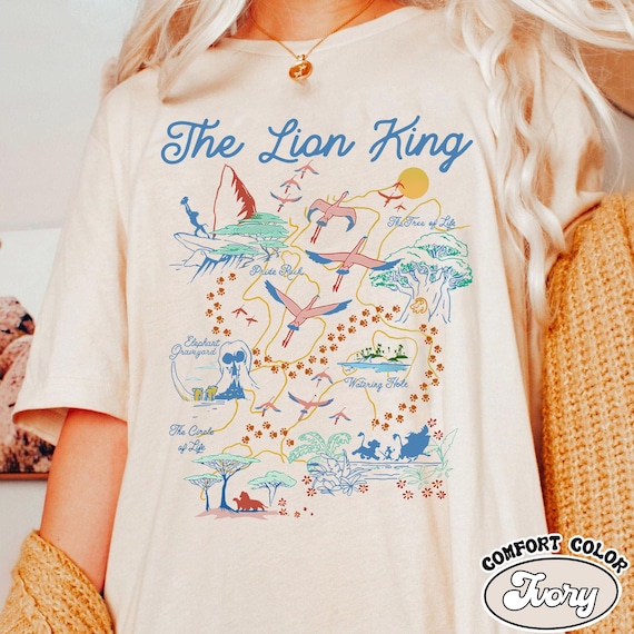 Retro Vintage Disney The Lion King Shirt, The Lion King Map Shirt, Hakuna Matata Shirt, Animal Kingdom Trip Shirt, Disney Simba Shirt