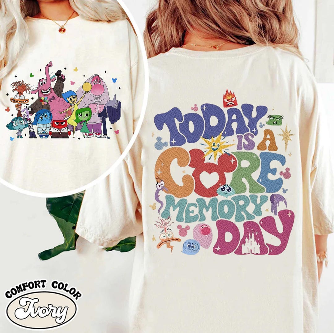 Today is a Core Memory Day, Disney Mental Health Shirt, Inside Out 2 ...