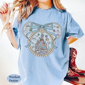 Mickey Ear Coquette Castle Shirt, Magic Kingdom Shirt, Disney Magical Shirt, Disney Vacation Shirt