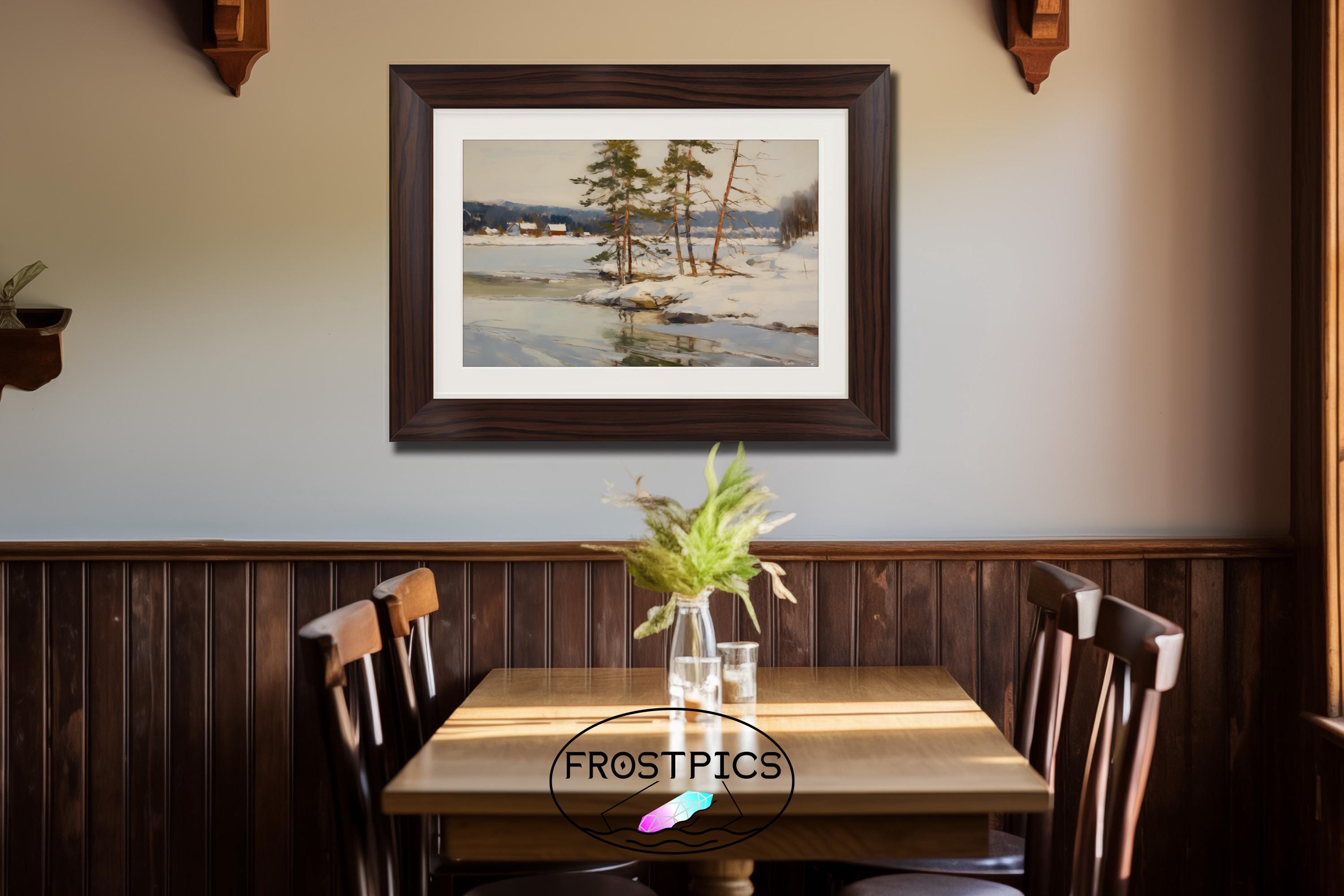 Alpine Painting - Printable Wall Art - Digital Download - TV Frame Art ...