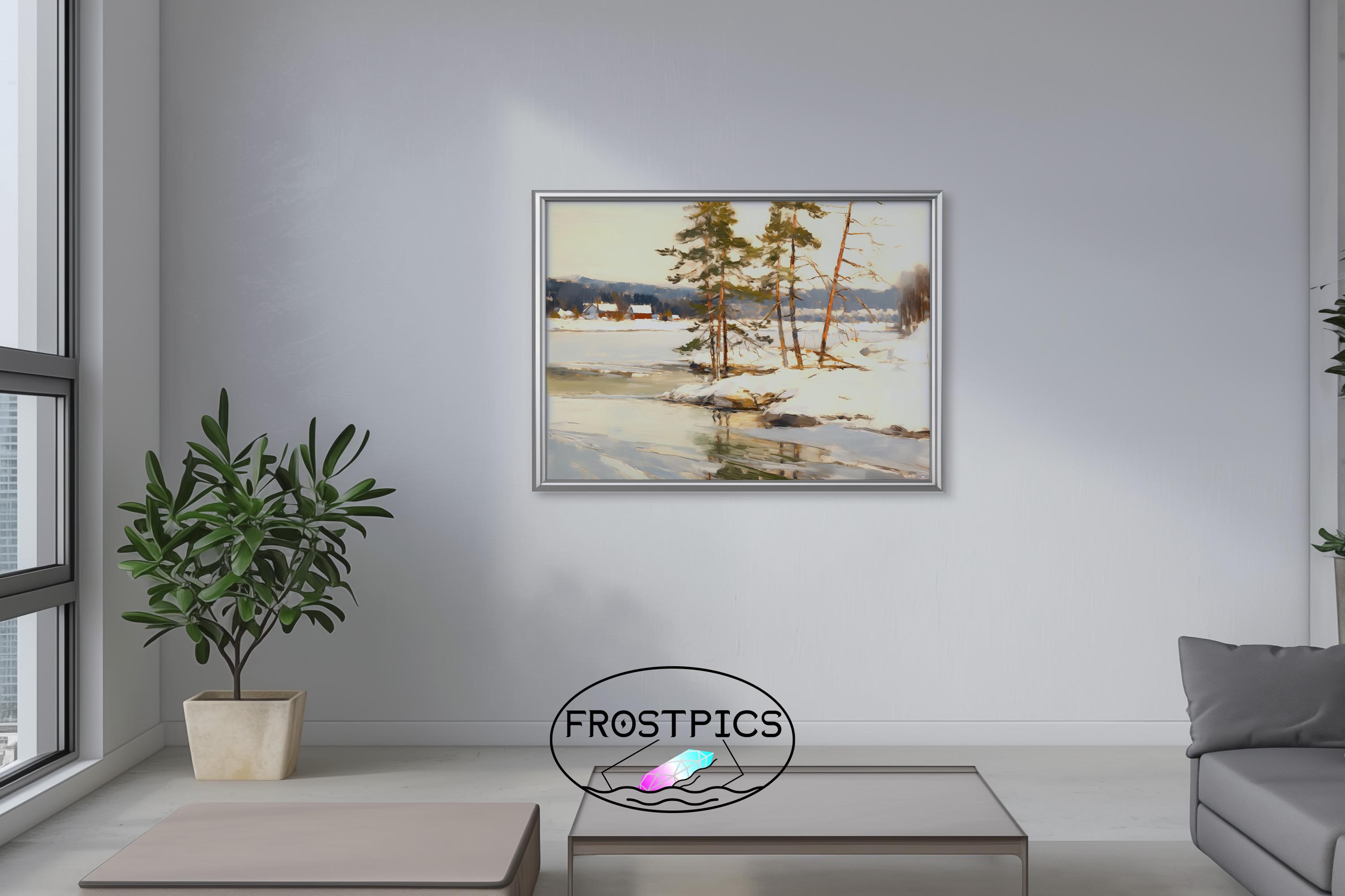 Alpine Painting - Printable Wall Art - Digital Download - TV Frame Art ...