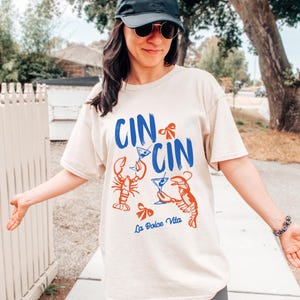 Lobster Shirt, Lobster La Dolce Vita Shirt, Fisherman Aesthetic Tshirt, Coastal Lobster Ocean Shirt, Coastal Granddaughter Tee Plus Sizes