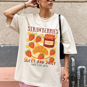 Strawberry Jam Shirt, Strawberries Shirt, Farmers Market Shirt, Tomato Girl Summer Shirt, Homebody Shirt, Fruit Tee Comfort Colors Plus Size