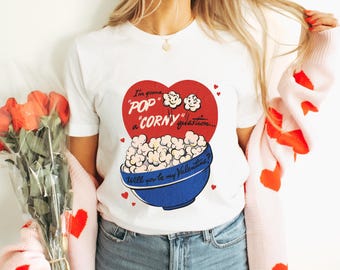 Y2K Popcorn Shirts - Etsy