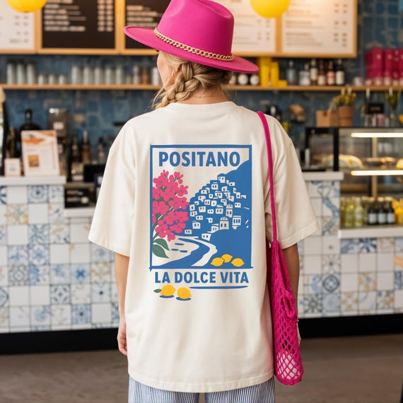 Positano Shirt, Italy Amalfi Coast Lemons T-shirt, La Dolce Vita Shirt, Italian Summer Graphic Tee, Travel Lover, Comfort Colors Plus Sizes