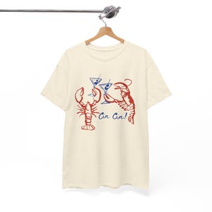 Hummer Martini Shirt, Hummer La Dolce Vita Shirt, Fischer Ästhetik Tshirt, Küsten Hummer Tini Shirt, Küsten Enkelin Plus Sizes Natural