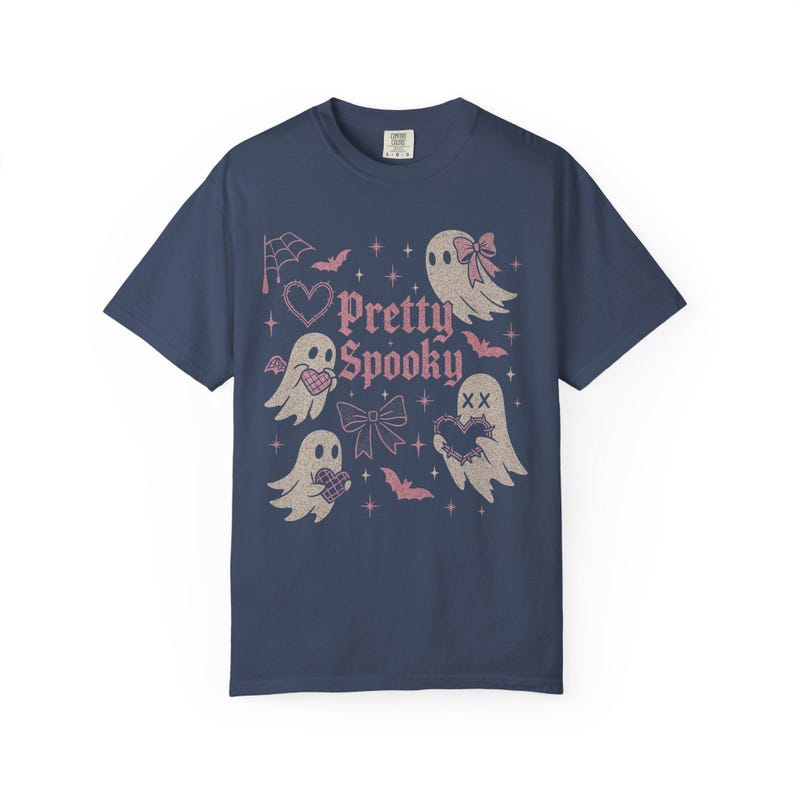 Cute Ghost Shirt, Halloween Shirt, Dead Spooky Shirt, Cute Goth Halloween Tee, Halloween Costume, Haunted Shirt, Comfort Colors Plus Sizes image 6